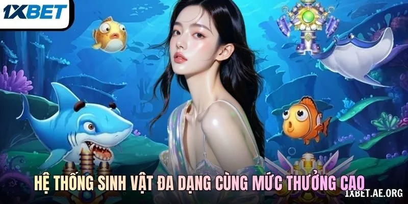 Hệ thống sinh vật đa dạng cùng mức thưởng cao